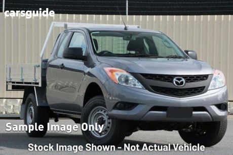 Black 2014 Mazda BT-50 Freestyle Cab Chassis XT (4X4)