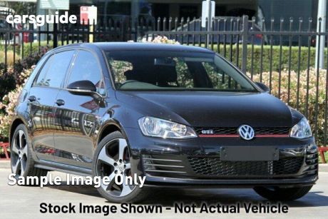 Black 2016 Volkswagen Golf Hatchback GTI