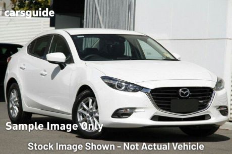 White 2018 Mazda 3 Sedan Touring