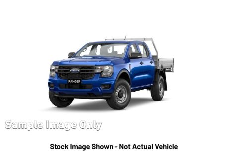 Blue 2024 Ford Ranger Double Cab Chassis XL 2.0 (4X4)