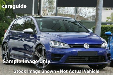 Blue 2015 Volkswagen Golf Hatchback R