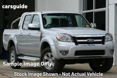 Silver 2010 Ford Ranger Dual Cab Pick-up XLT (4X4)