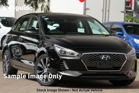 Black 2018 Hyundai I30 Hatchback Elite (sunroof)