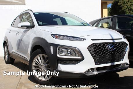 White 2018 Hyundai Kona Wagon Elite