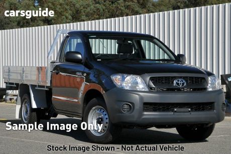 Black 2011 Toyota Hilux Cab Chassis Workmate
