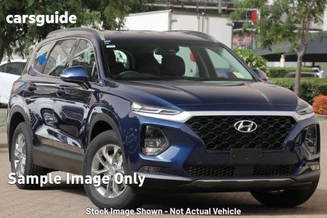 Blue 2018 Hyundai Santa FE Wagon Active Crdi (awd)
