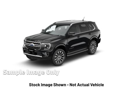 Black 2024 Ford Everest Wagon Platinum (4WD)
