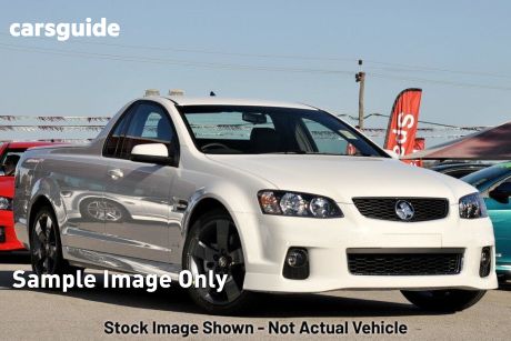 White 2012 Holden Commodore Utility SS