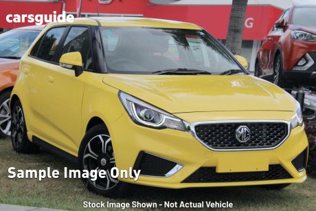Yellow 2023 MG MG3 Auto Hatchback Excite (with Navigation)