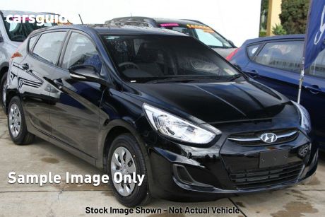 Black 2017 Hyundai Accent Hatchback Active