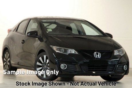 Black 2016 Honda Civic Hatchback VTI-L