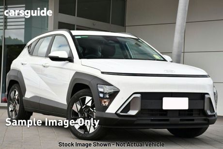 White 2024 Hyundai Kona Wagon Hybrid