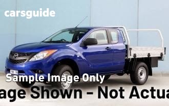 White 2013 Mazda BT-50 Freestyle Cab Chassis XT (4X2)