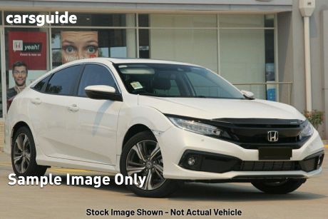 White 2019 Honda Civic Sedan VTI-LX