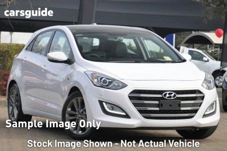 White 2015 Hyundai I30 Hatchback SR Premium