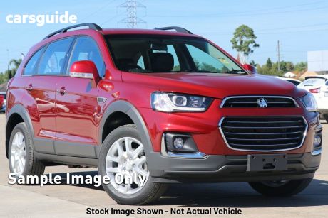 Red 2017 Holden Captiva Wagon Active 7 Seater