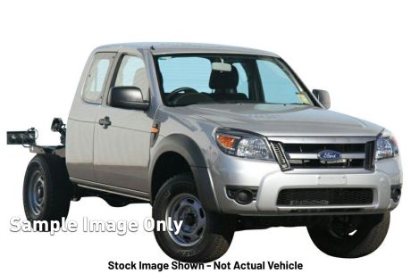 White 2011 Ford Ranger Super Cab Chassis XL (4X4)