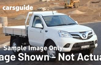 White 2015 Foton Tunland Cab Chassis Tray (4X4)
