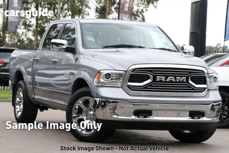 Silver 2024 Ram 1500 Crew Cab Utility Laramie Sport Rambox Mhev
