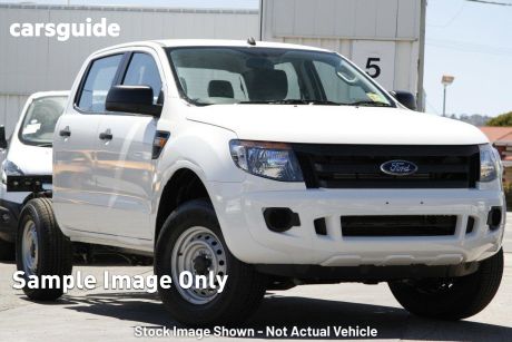 White 2014 Ford Ranger Crew Cab Chassis XL 2.2 (4X4)