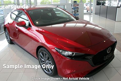 Red 2023 Mazda 3 Sedan G20 Touring