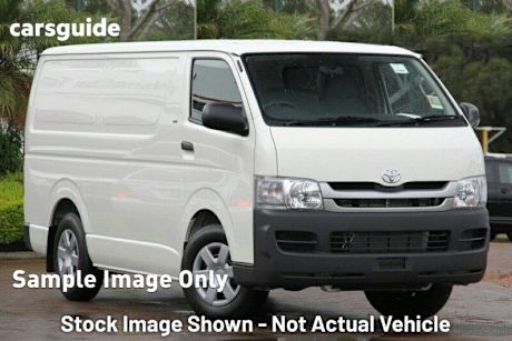 White 2009 Toyota Hiace Van LWB