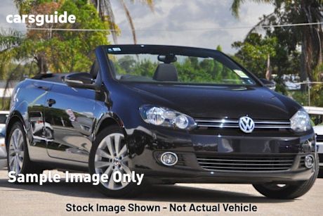 Red 2011 Volkswagen Golf Cabriolet 118 TSI