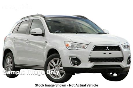 White 2014 Mitsubishi ASX Wagon Aspire (2WD)