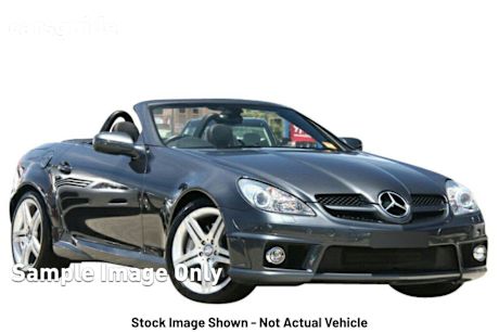 Silver 2010 Mercedes-Benz SLK300 Convertible