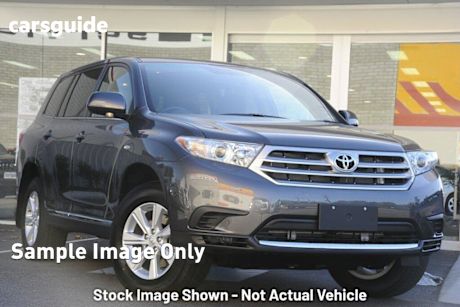 Grey 2012 Toyota Kluger Wagon KX-R (4X4) 5 Seat