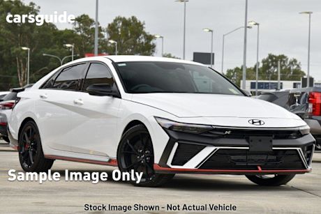 White 2024 Hyundai I30 Sedan N Premium With Sunroof