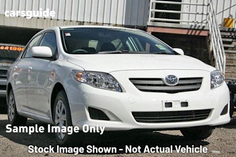 White 2010 Toyota Corolla Sedan Ascent
