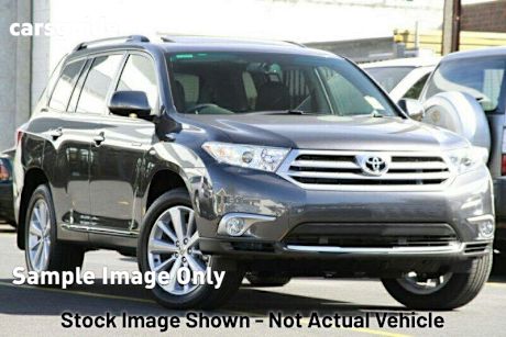 Grey 2012 Toyota Kluger Wagon Grande (4X4)