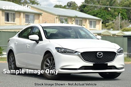 White 2024 Mazda 6 Sedan G25 Sport