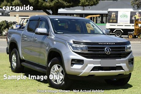 Black 2024 Volkswagen Amarok Dual Cab Utility Life TDI500 4Motion