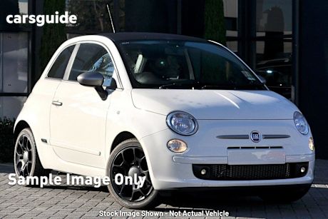 White 2012 Fiat 500 Hatchback Twin AIR