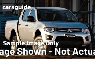White 2014 Mitsubishi Triton Double Cab Utility GLX (4X4)