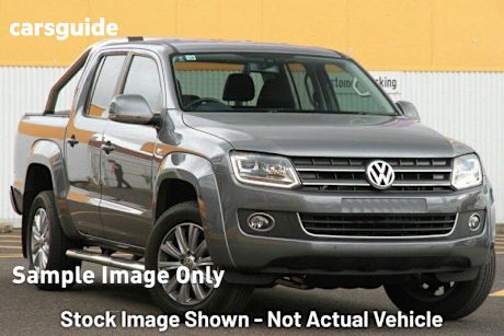 Grey 2016 Volkswagen Amarok Dual Cab Utility TDI420 Highline (4X4)