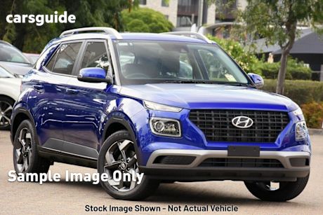 Blue 2025 Hyundai Venue Wagon Active