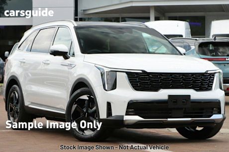 White 2025 Kia Sorento Wagon GT-Line HEV AWD