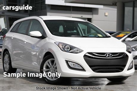 White 2015 Hyundai I30 Wagon Tourer Active 1.6 Crdi