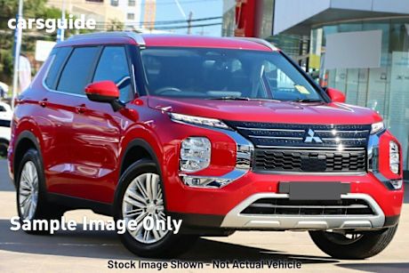 Red 2023 Mitsubishi Outlander Wagon LS 7 Seat (2WD)