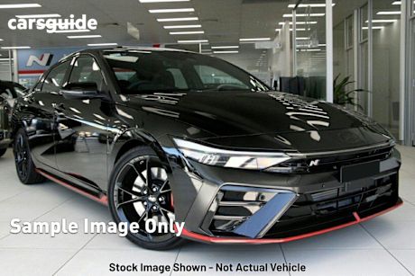 Black 2025 Hyundai I30 Sedan N Premium With Sunroof