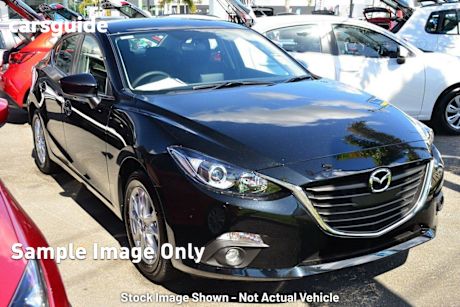 Black 2015 Mazda 3 Sedan Maxx