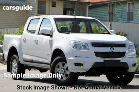 Silver 2013 Holden Colorado Crew Cab Pickup LT (4X4)