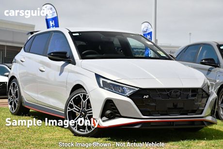 White 2024 Hyundai I20 Hatchback N
