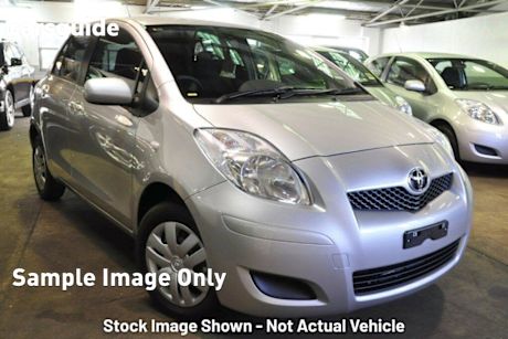 Silver 2010 Toyota Yaris Hatchback YR