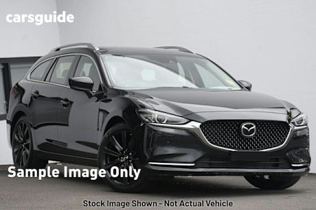 Black 2024 Mazda 6 Wagon G35 GT SP