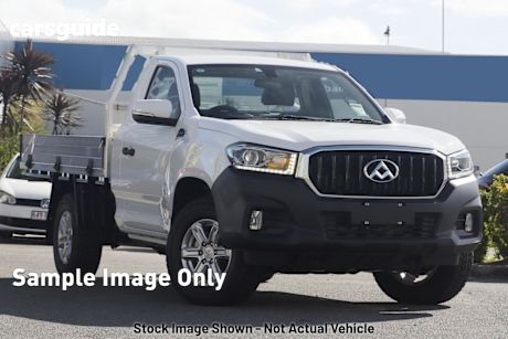 White 2018 LDV T60 Cab Chassis 4WD CAB Chassis