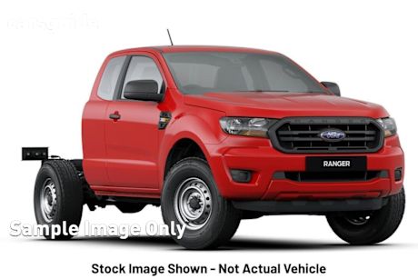 White 2020 Ford Ranger Super Cab Chassis XL 3.2 (4X4)